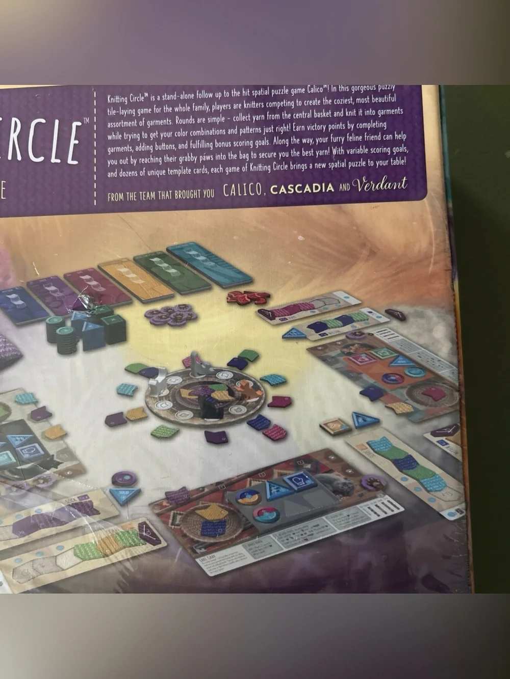 Knitting Circle: A Calico Game Board Game 1-4 Players New Sealed